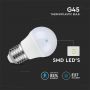 VT-290 6.5W G45 PLASTIC BULB SAMSUNG CHIP 4000K E27