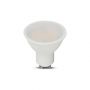 VT-271 10W GU10 LED PLASTIC SPOTLIGHT MILKY COVER SAMSUNG CHIP 3000K