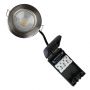 VT-885 5W SPOTLIGHT FIRERATED FITTING SAMSUNG CHIP 3000K NICKLE 10PCS/PACK