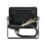 VT-10-1 10W SMD FLOODLIGHT SAMSUNG CHIP 1M CABLE 6500K BLACK BODY GREY GLASS