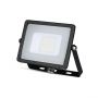 VT-20-1 20W SMD FLOODLIGHT SAMSUNG CHIP 1M CABLE 6500K BLACK BODY GREY GLASS