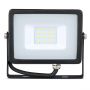 VT-20-1 20W SMD FLOODLIGHT SAMSUNG CHIP 1M CABLE 6500K BLACK BODY GREY GLASS