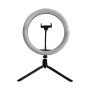 VT-45010 10W LED RING LIGHT 10INCH WITH TABLE TRIPOD 3200K-5500K