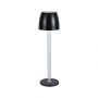 VT-7576 3W LED TABLE LAMP TRANSPARENT POLE 3000K WHITE BODY