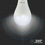 VT-2309 9W A70 LED PLASTIC BULB SAMSUNG CHIP (EMERGENCY-3HOURS) 3000K E27