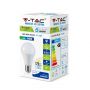 VT-265 6.5W A60 PLASTIC BULB SAMSUNG CHIP 6400K E27 A++