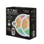 VT-5050 300 4.8W/M LED STRIP LIGHT SET(EU PLUG) IP20 (2X5M ROLL) RGB