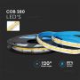 VT-COB 280 10W/M LED COB STRIP LIGHT 6400K IP20 24V (5M/ROLL)(PRICE PER M)