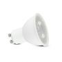 VT-2225 5W SMD WHITE PLASTIC SPOTLIGHT-MILKY COVER 6400K GU10 110'D 6PCS/PACK