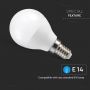 VT-5154 5W P45 BULB COMPATIBLE WITH ALEXA & GOOGLE HOME RGB+WW-CW E14