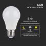 VT-2219 9W A60 LED BULB WITH MICROWAVE SENSOR 6400K E27