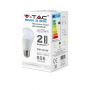 VT-2219 9W A60 LED BULB WITH MICROWAVE SENSOR 4000K E27