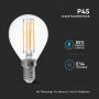 VT-2466 6W P45 LED FILAMENT BULB-CLEAR GLASS 4000K E14