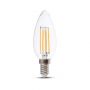 VT-2327 6W C35 Filament / Klosz Transparentny/ Barwa:4000K / Trzonek: E14 / Skutecznosc: 130lm/W