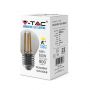 VT-2386 6W G45 LED FILAMENT BULB-CLEAR GLASS 4000K E27(130LM/WATT)