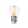 VT-2386 6W G45 LED FILAMENT BULB-CLEAR GLASS 4000K E27(130LM/WATT)