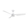 VT-6552-3 65W LED CEILING FAN WHITE BODY RF CONTROL 3 WHITE BLADES AC MOTOR(52INCH)