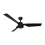 VT-6552-3 65W CEILING FAN BLACK BODY RF CONTROL 3 BLACK BLADES AC MOTOR(52INCH)