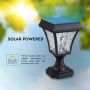 VT-983 LED SOLAR STAND LAMP CCT 3IN1 MATT BLACK BODY