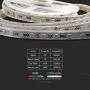 VT-5050 60 24W/M LED STRIP LIGHT CCT 3IN1+RGB IP65 24V