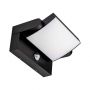 VT-11020S 17W LED WALL LIGHT WITH SENSOR 3000K BLACK BODY IP65