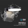 VT-11020 17W LED WALL LIGHT 3000K BLACK BODY ROUND IP65