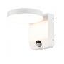 VT-11020S 17W LED WALL LIGHT SENSOR 4000K WHITE BODY ROUND IP65