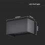 VT-8125 24W LED WALL LIGHT 3000K BLACK BODY