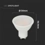 VT-2333 2.9W GU10 PLASTIC SPOTLIGHT 3000K