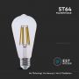 VT-2364 4W ST64 FILAMENT BULB CLEAR COVER 3000K E27 210LM/W