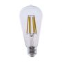 VT-2364 4W ST64 FILAMENT BULB CLEAR COVER 3000K E27 210LM/W