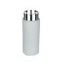 VT-865 GU10 GREY CONCRETE - GYPSUM SURFACE METAL FITTING WITH CHROME BOTTOM