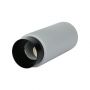 VT-865 GU10 GREY CONCRETE - GYPSUM SURFACE METAL WITH GUN BLACK BOTTOM