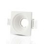 VT-867 GU10 GYPSUM RECESSED FITTING-WHITE-ROUND