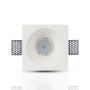 VT-867 GU10 GYPSUM RECESSED FITTING-WHITE-ROUND