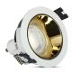 VT-872 GU10 FITTING ROUND-WHITE+GOLD