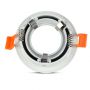 VT-876 GU10 FITTING ROUND-WHITE