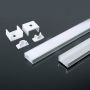 VT-8113 Profil Aluminiowy do paska LED / 2000mm*17.4mm*7mm / Klosz: Mleczny