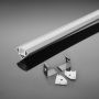 VT-8114-W Profil Aluminiowy do paska LED /2000mm*19mm*19mm / Klosz: Mleczny