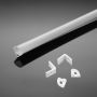 VT-8123 Profil Aluminiowy do paska LED /2000mm*15.8mm*15.8mm / Klosz: Mleczny
