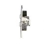 VT-7227 GU10 FITTING SQUARE-SATIN NICKLE