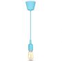 VT-7228 E27 SILICONE PENDANT HOLDER-LIGHT BLUE