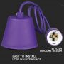 VT-7228 E27 SILICONE PENDANT HOLDER-PURPLE