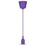 VT-7228 E27 SILICONE PENDANT HOLDER-PURPLE