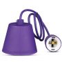 VT-7228 E27 SILICONE PENDANT HOLDER-PURPLE