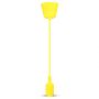 VT-7228 E27 SILICONE PENDANT HOLDER-YELLOW