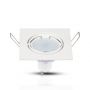 VT-779 GU10 FITTING SQUARE WHITE
