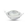 VT-780 GU10 FITTING CHANGING ANGLE ROUND WHITE