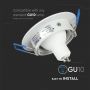 VT-782 GU10 FITTING ROUND WHITE