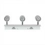 VT-790 3xGU10 TRACK FITTING WHITE